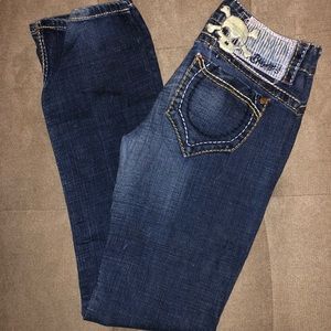 Blue Tattoo Jeans